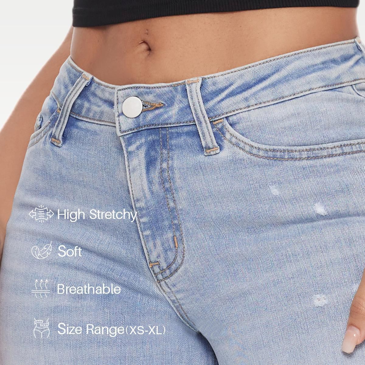 CloudKnit™ Wide Leg Jean — All-Day Comfort, Effortless Style