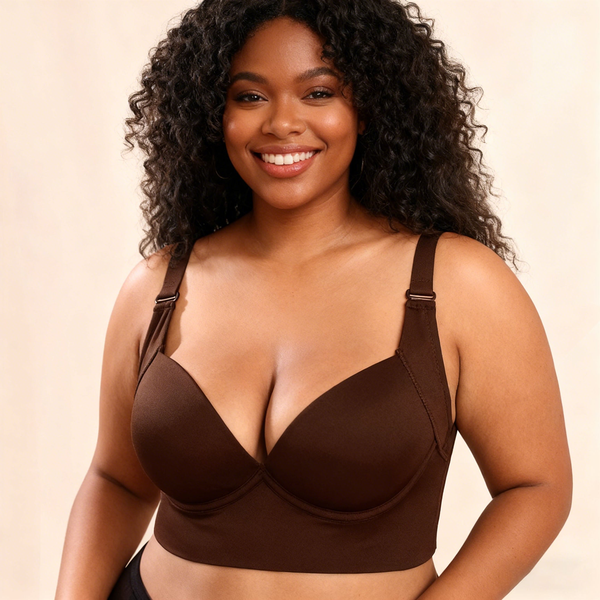 Full Coverage Push-Up Bra - Front View