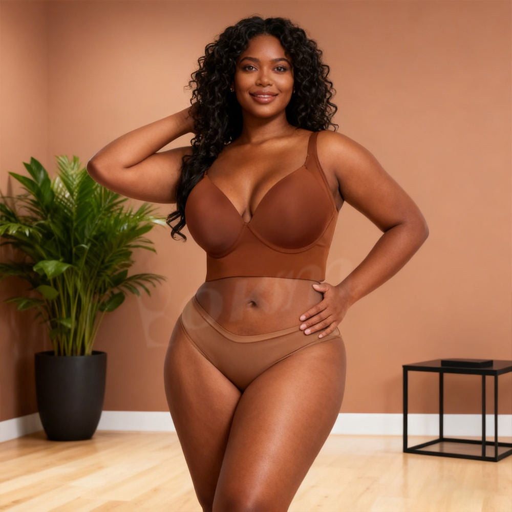 Full Coverage Push-Up Bra - Side View