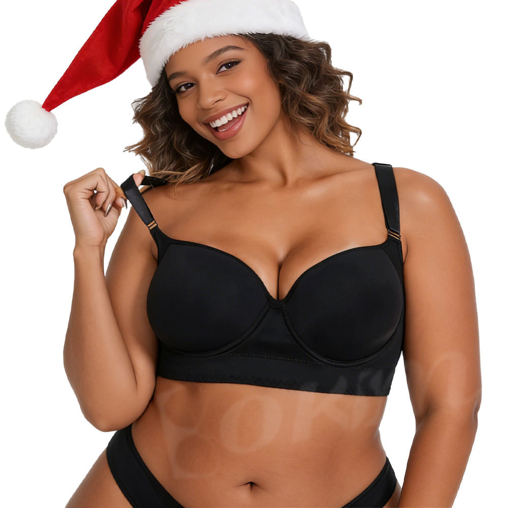 Full Coverage Push-Up Bra - Back View