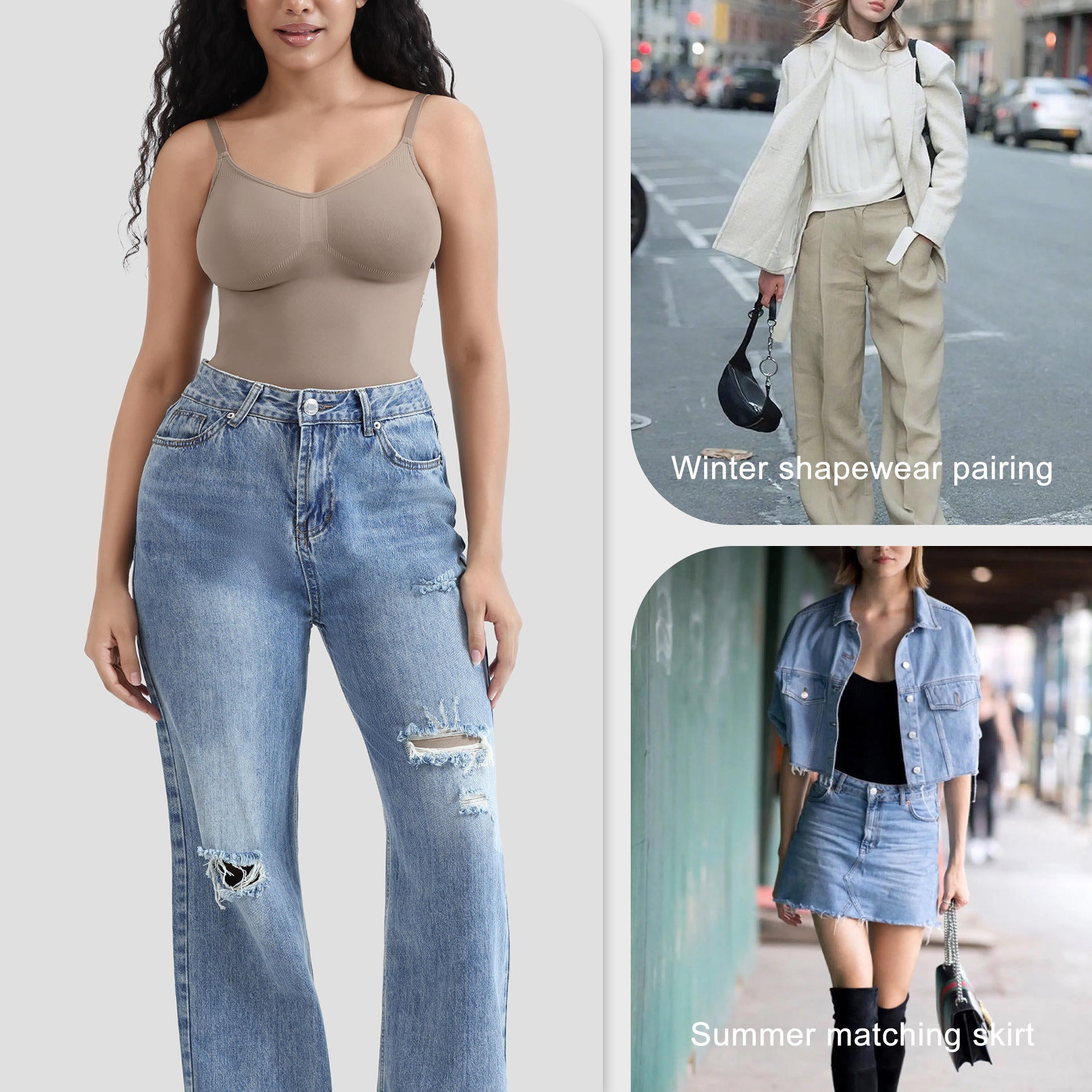No-Roll Firm Control Bodysuit - Styling